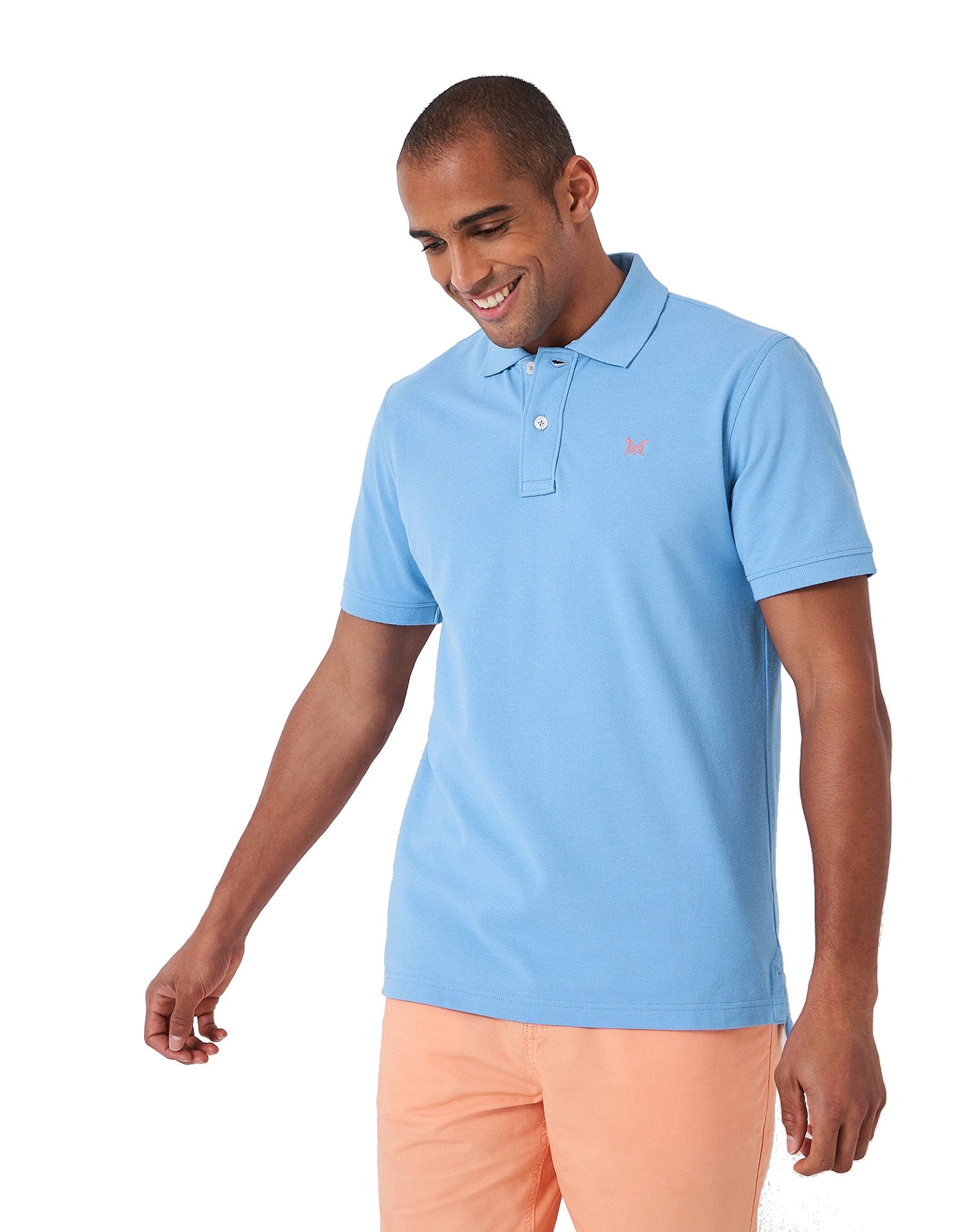 Crew Clothing Mens Pique Polo Shirt 'Classic Pique Polo' - Short Sleeved