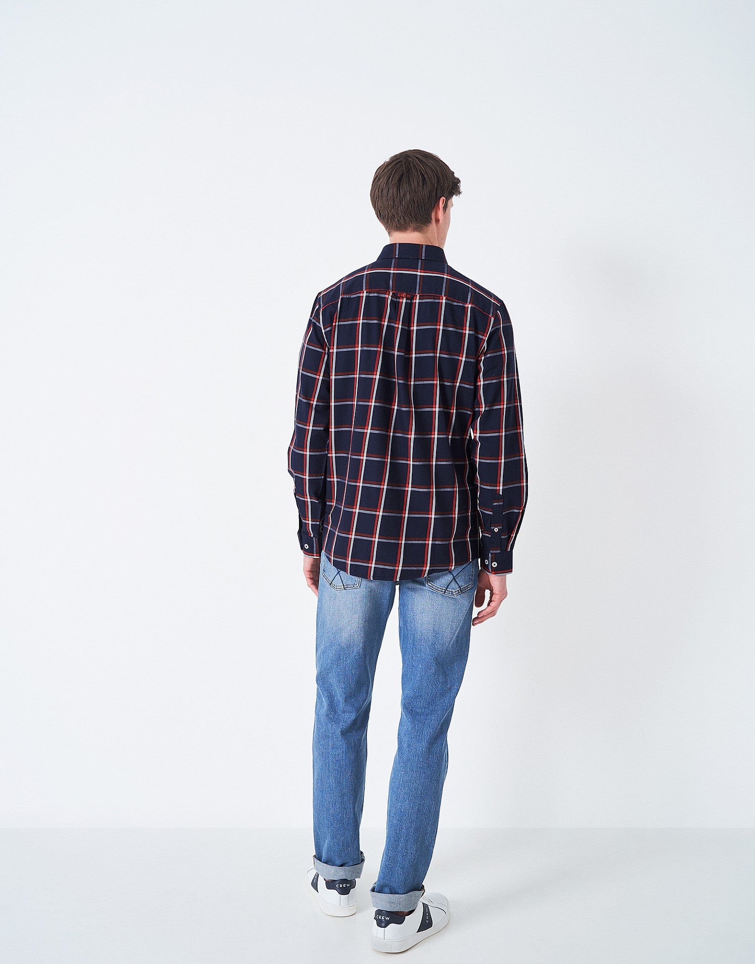 Crew Clothing Mens William Checked Shirt - Long Sleeved