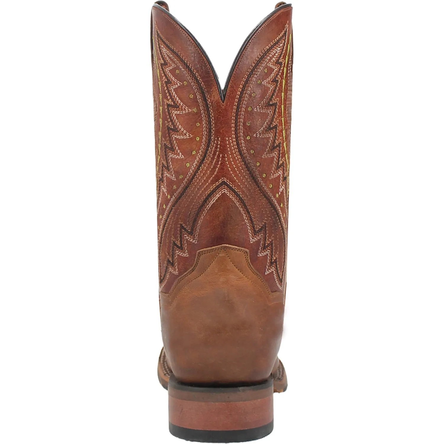 Dan Post Mens Dugan Brown Bison Leather Cowboy Boots