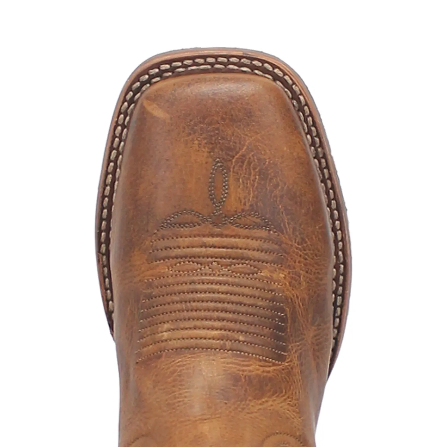 Dan Post Mens Dugan Brown Bison Leather Cowboy Boots