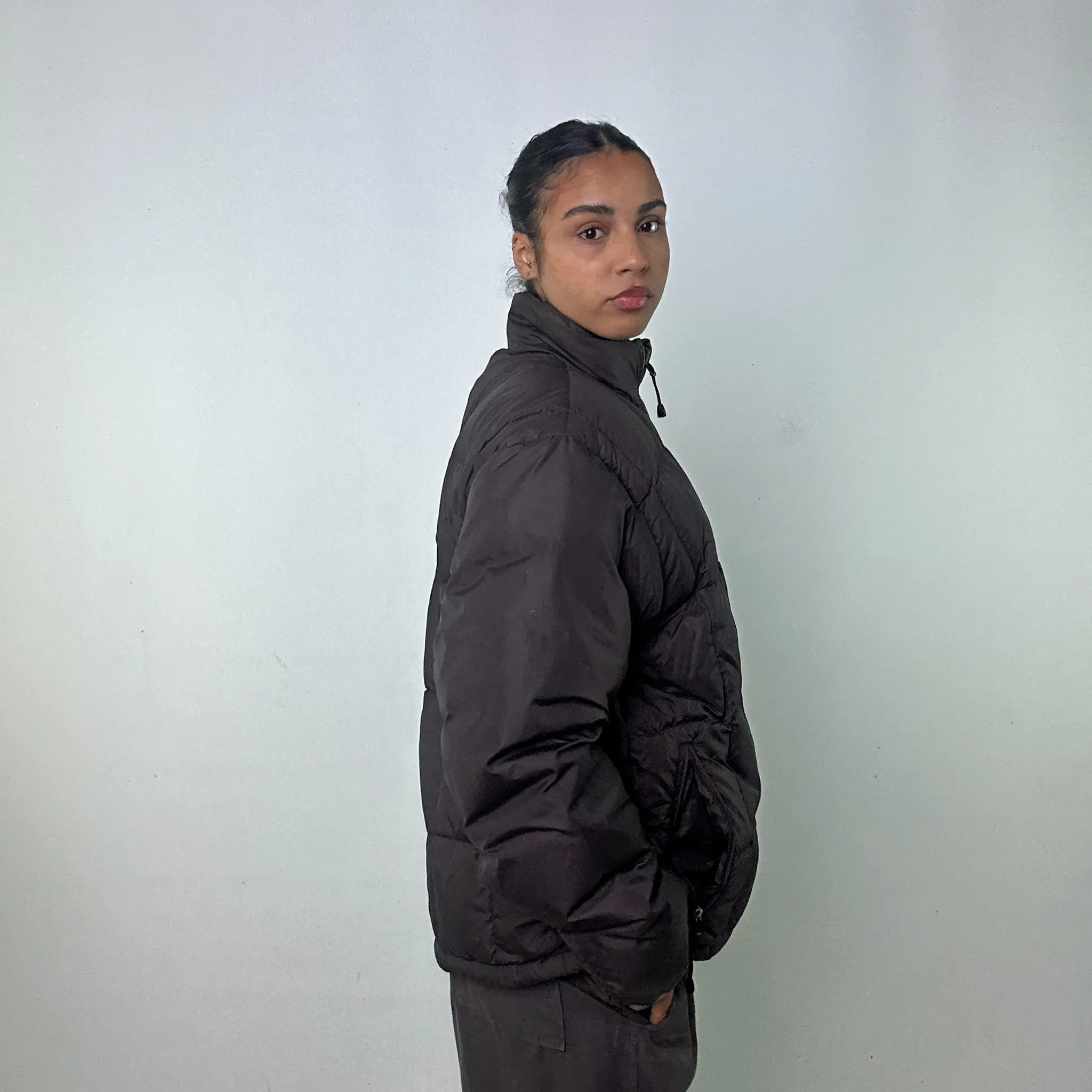 Dark Grey 90s The North Face 600 Series Puffer Jacket Coat (XL)