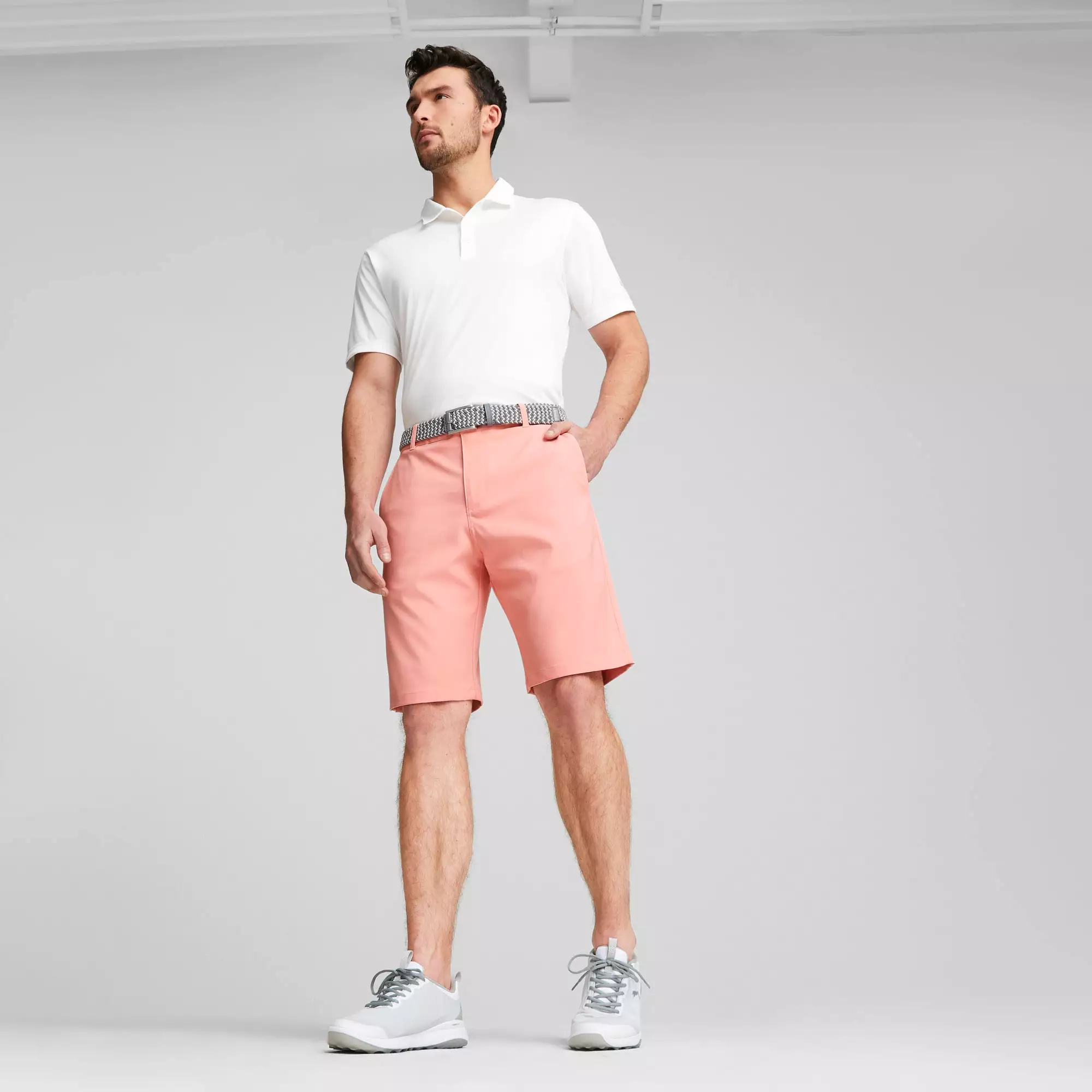 Dealer 10 Golf Shorts | Ice Pink