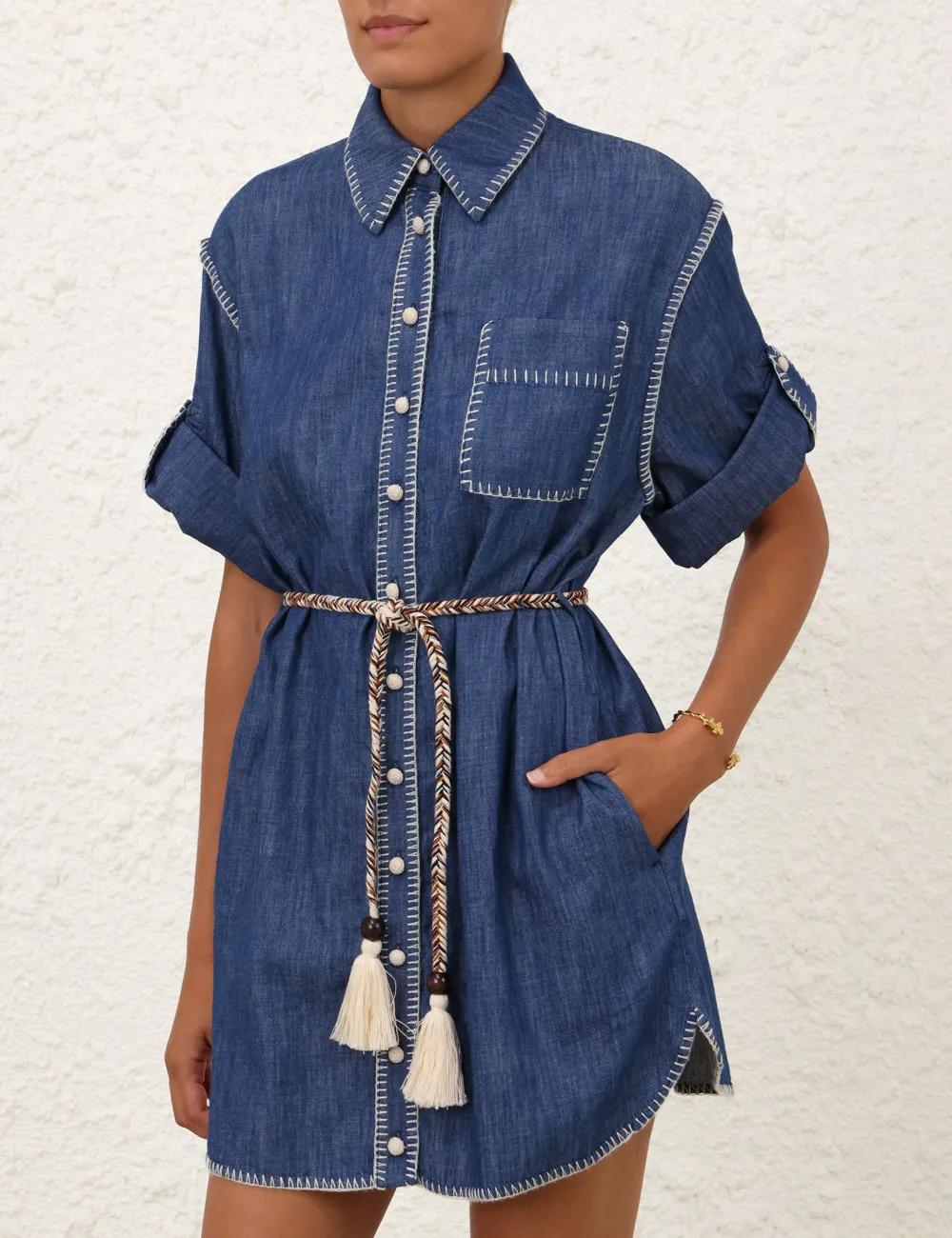 Denim Shirt Dress