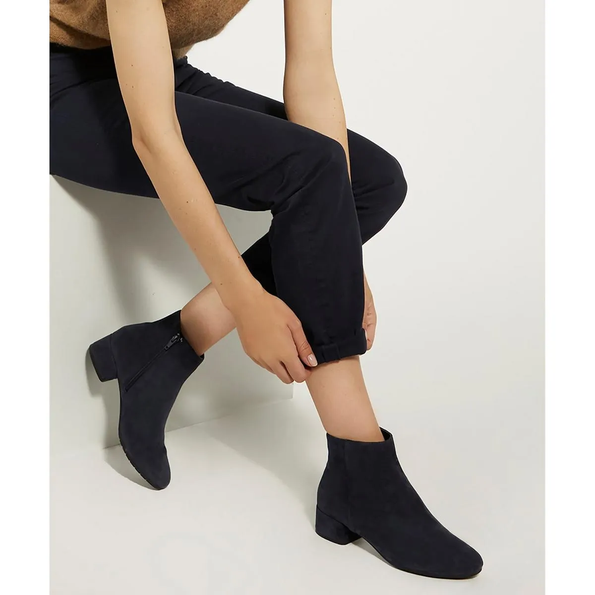 Dune Pippie Ankle Boot Navy