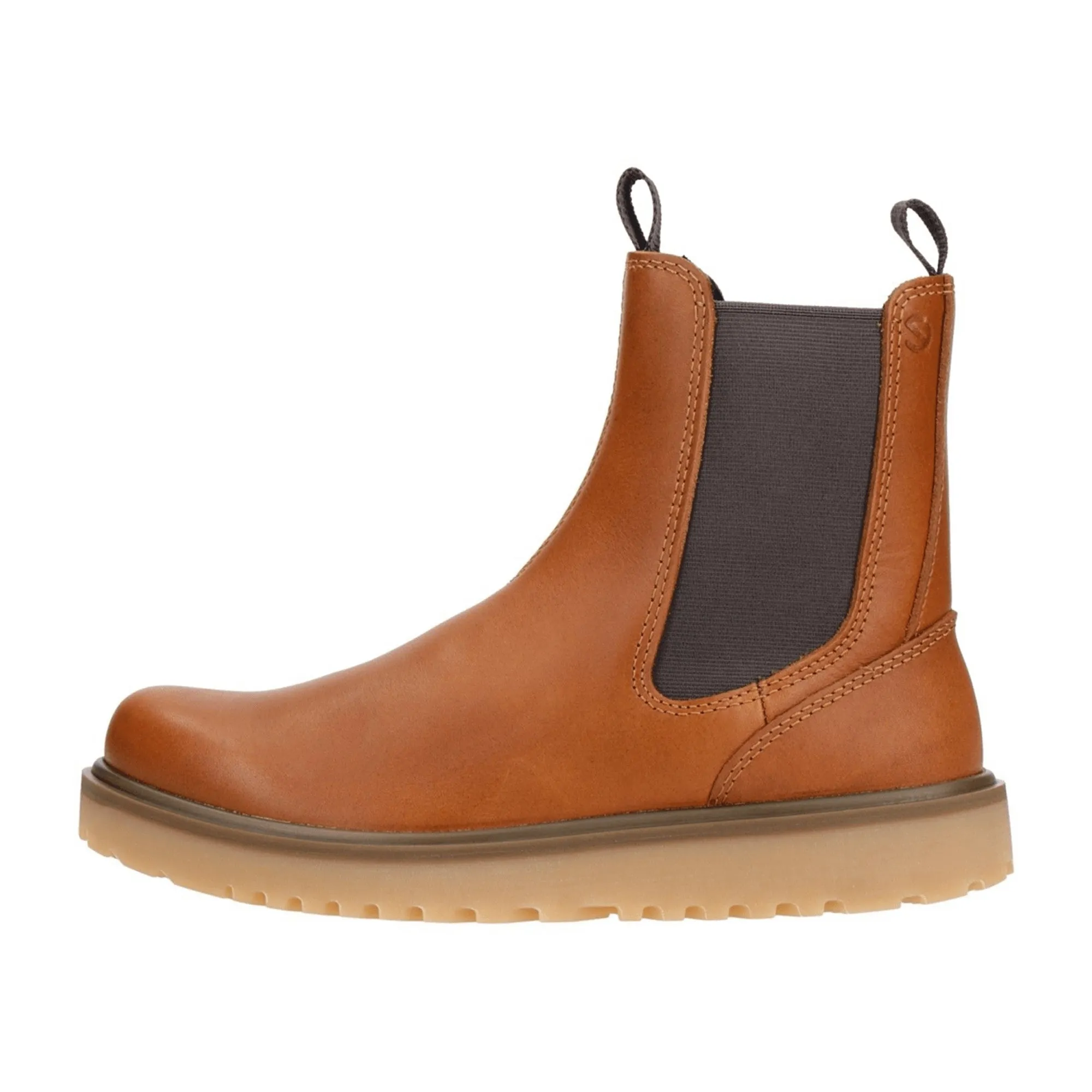 Ecco Staker Chelsea Boots for Women - Cognac Brown 217603 | Stylish & Durable