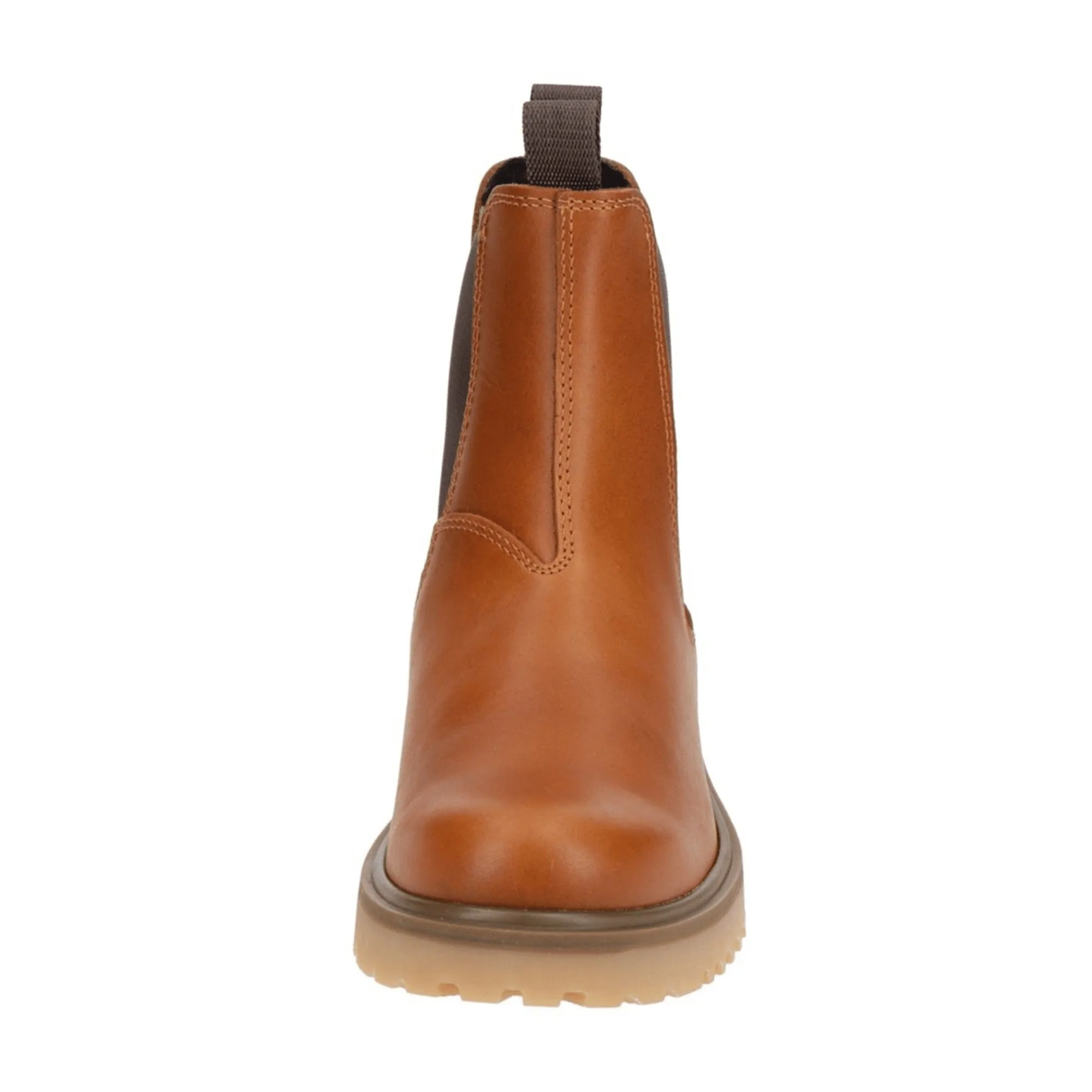 Ecco Staker Chelsea Boots for Women - Cognac Brown 217603 | Stylish & Durable