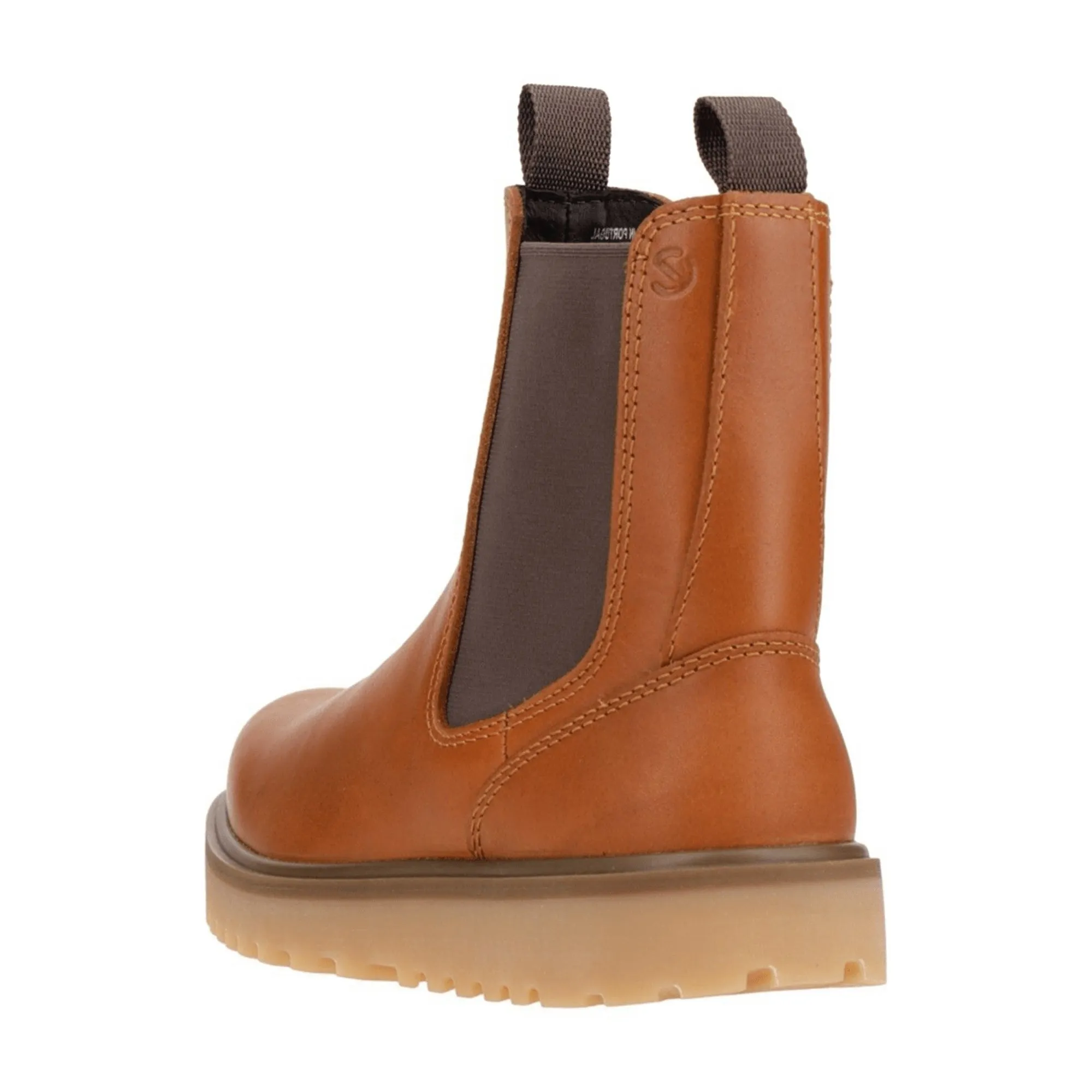 Ecco Staker Chelsea Boots for Women - Cognac Brown 217603 | Stylish & Durable