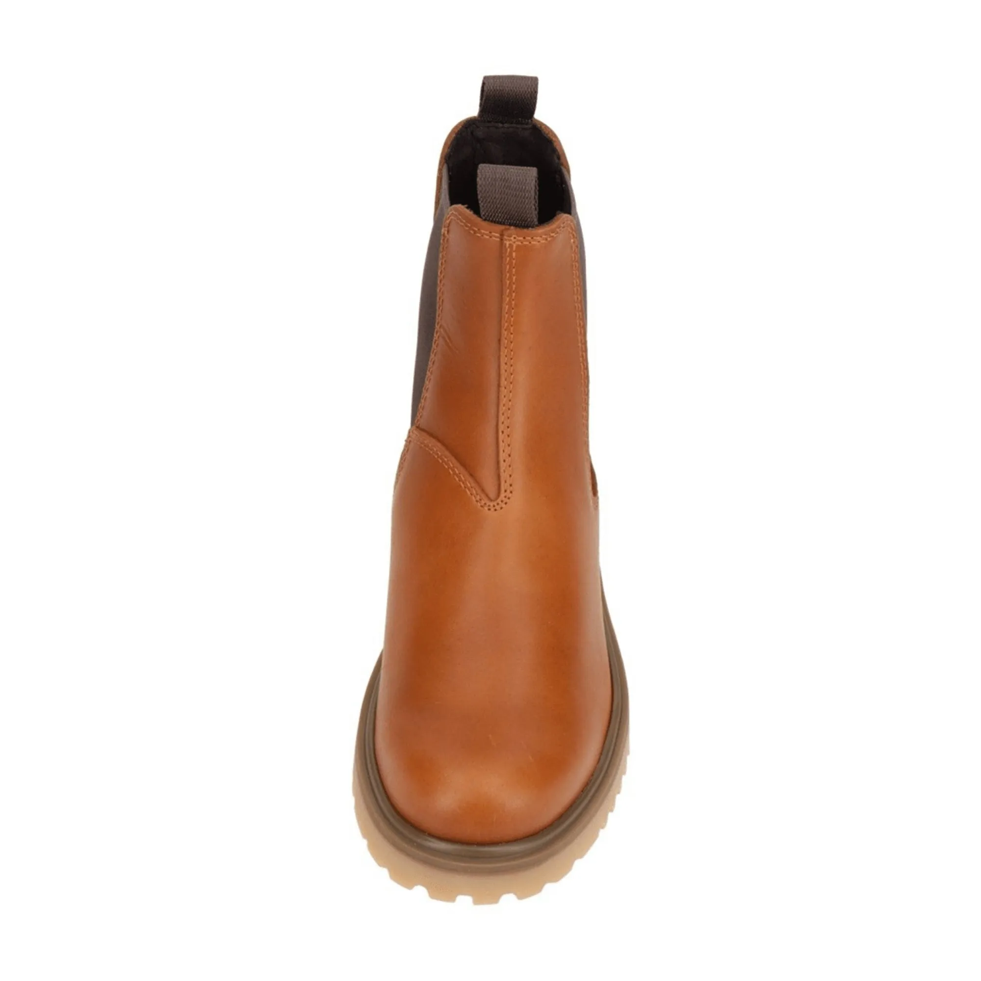 Ecco Staker Chelsea Boots for Women - Cognac Brown 217603 | Stylish & Durable