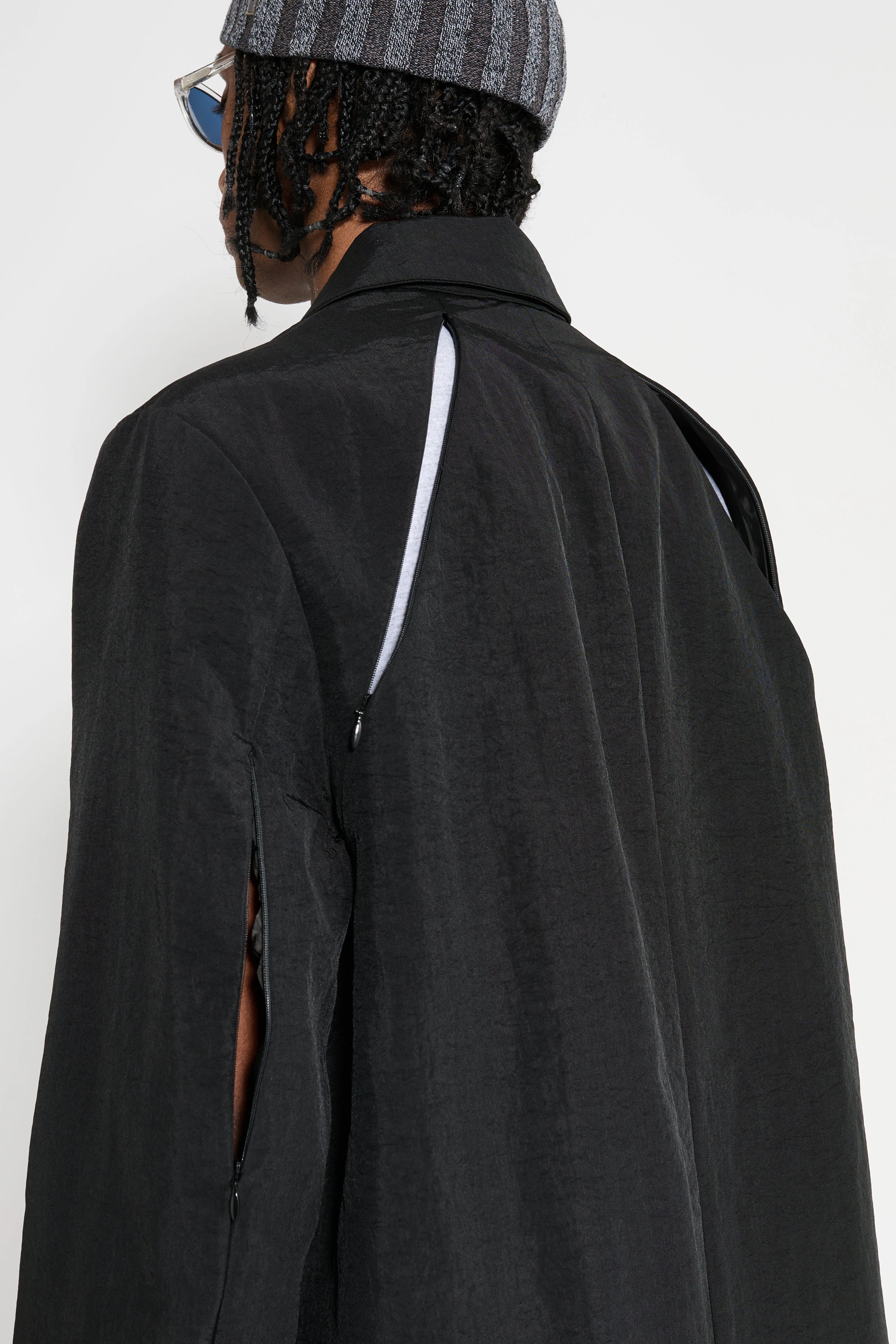 Eckhaus Latta Trace Coat Asphalt