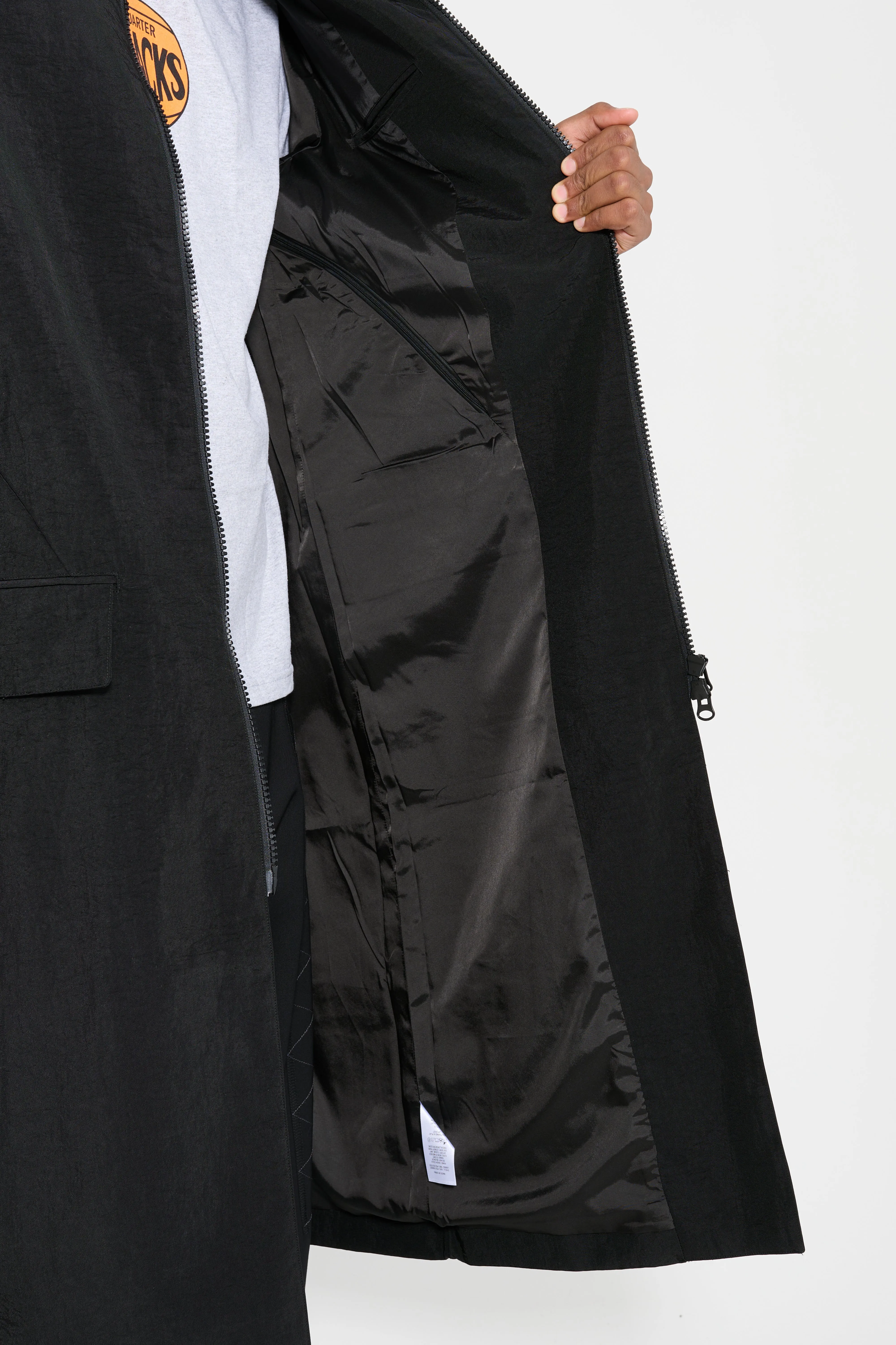 Eckhaus Latta Trace Coat Asphalt