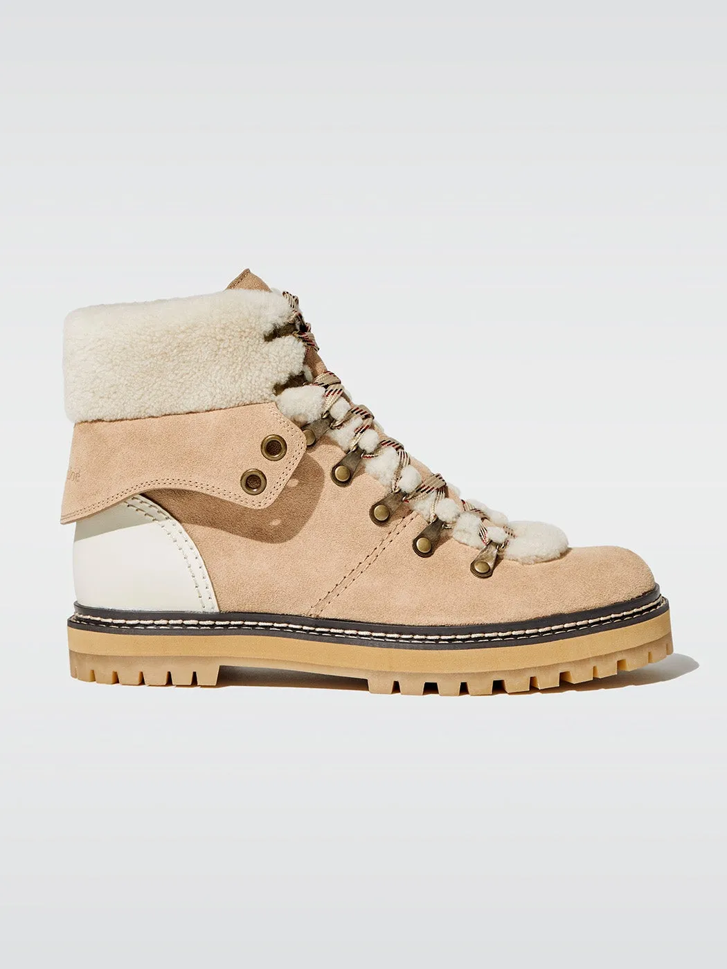 Eileen Shearling Boot - Natural