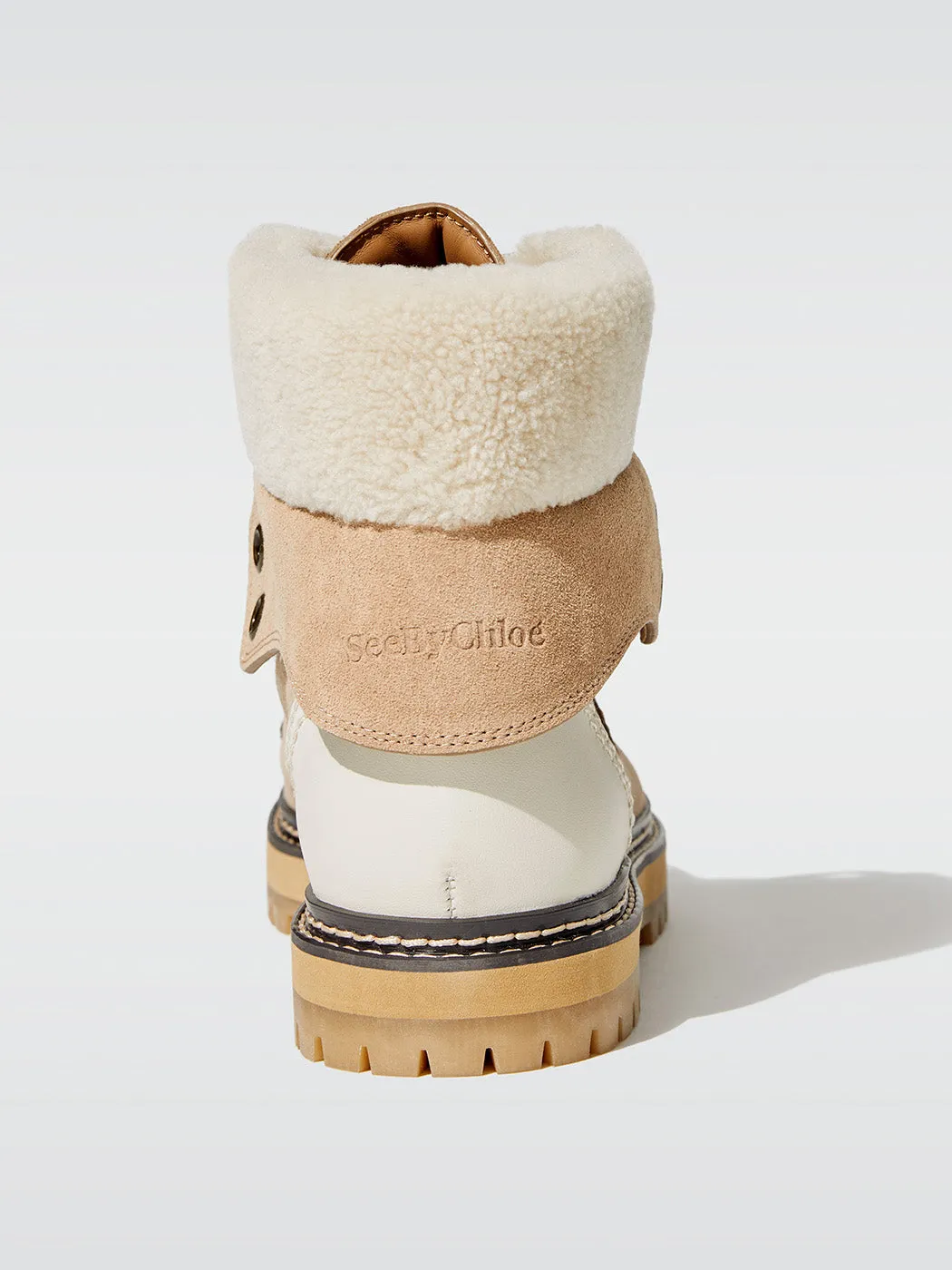 Eileen Shearling Boot - Natural