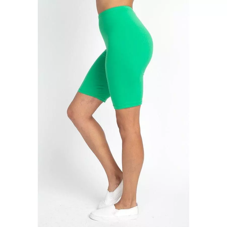 Elasticized Waist Bike Shorts