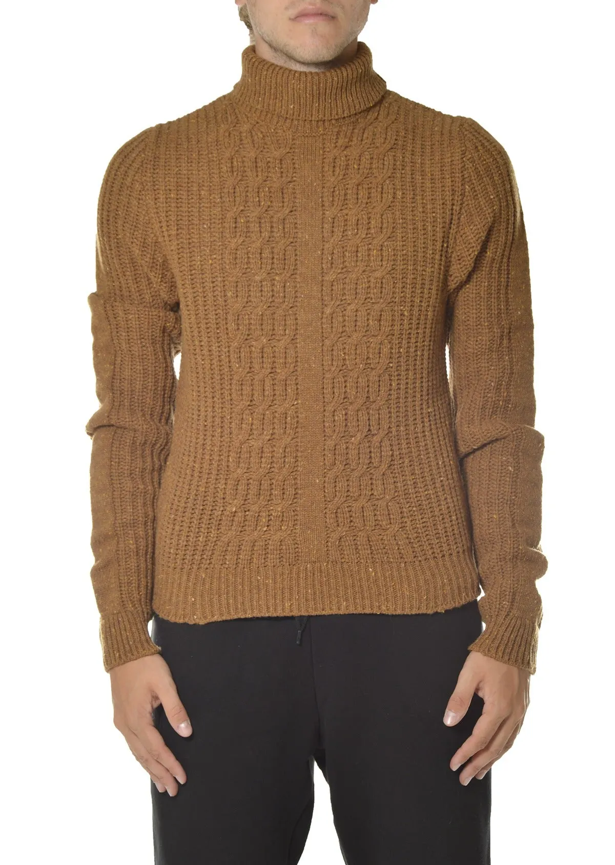 Etro Cable-Knitted Roll-Neck Jumper