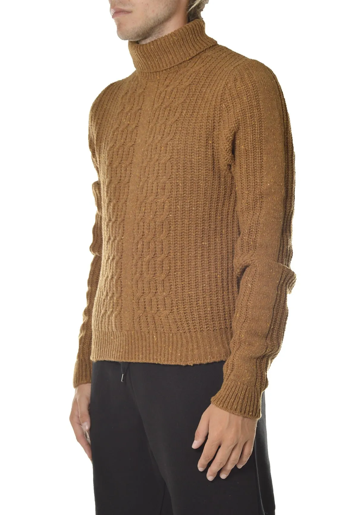 Etro Cable-Knitted Roll-Neck Jumper