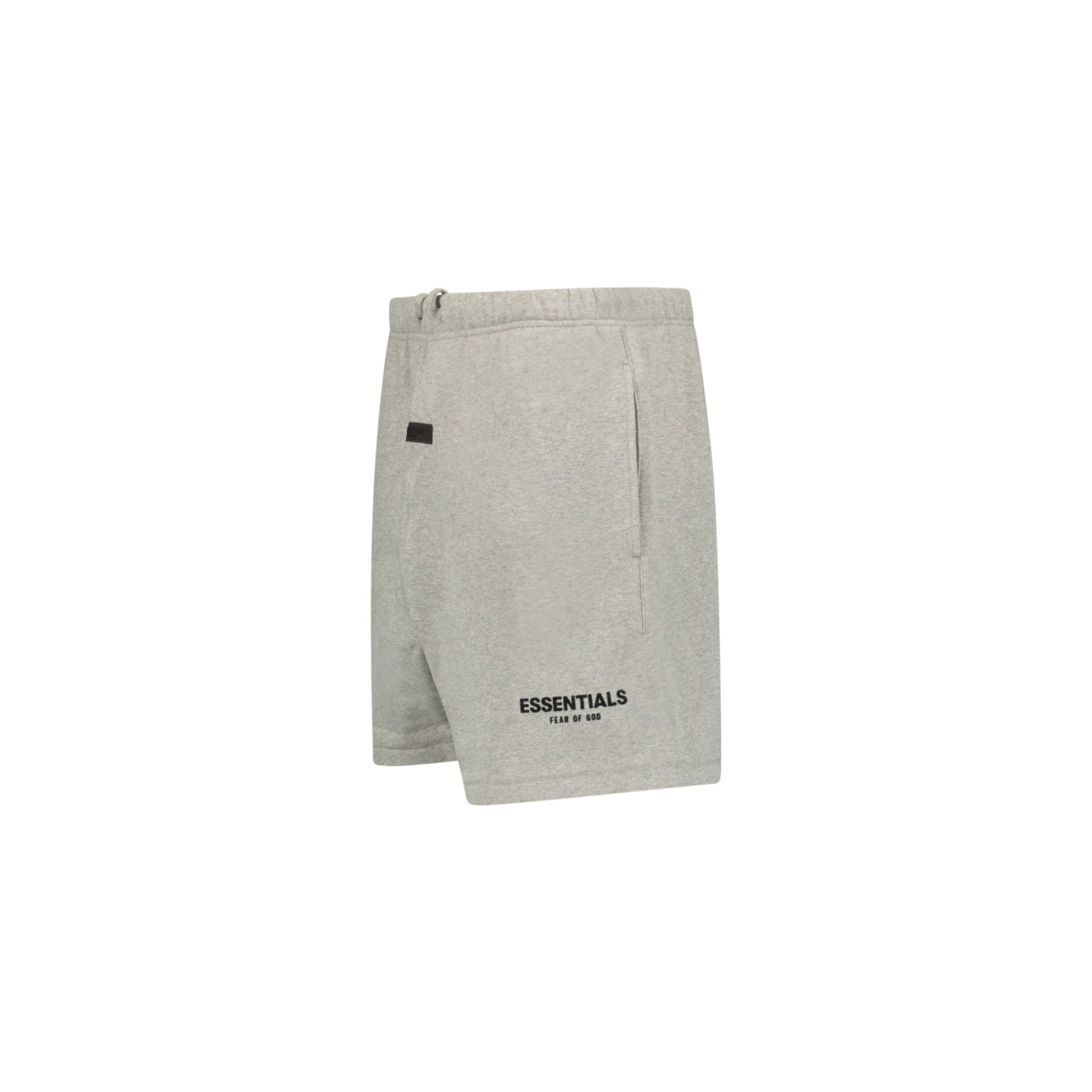 FEAR OF GOD ESSENTIALS COTTON SHORTS DARK OATMEAL