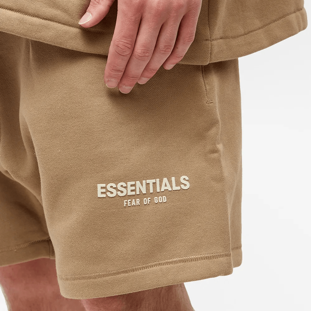 Fear of God ESSENTIALS Logo Sweat Shorts Oak