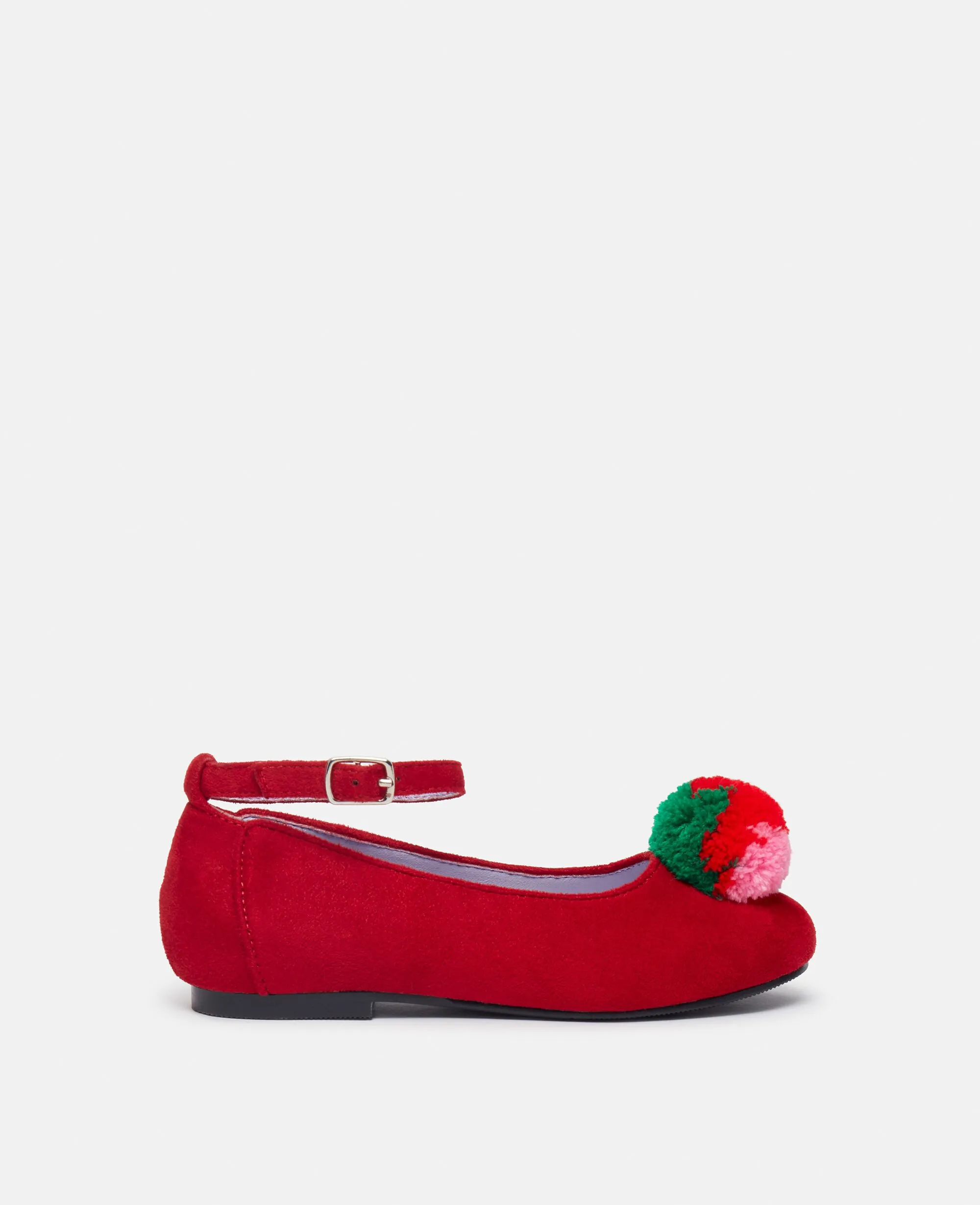 Fluffy Fruit Tassel Ballet Flats 