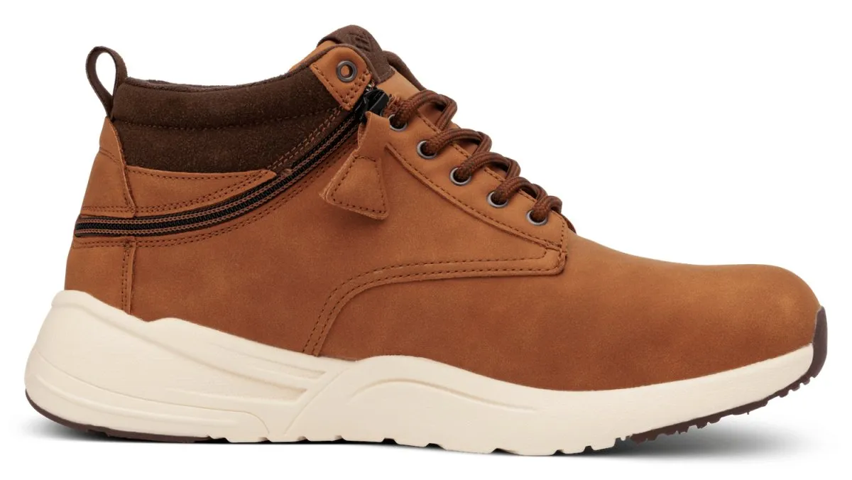 Friendly Shoes Men's Scout Desert Spice Zip-Up Boot - Wide Fit