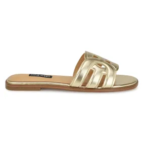 Geena Flat Slide Sandals