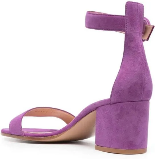 Gianvito Rossi 60mm ankle strap-fastening sandals Purple