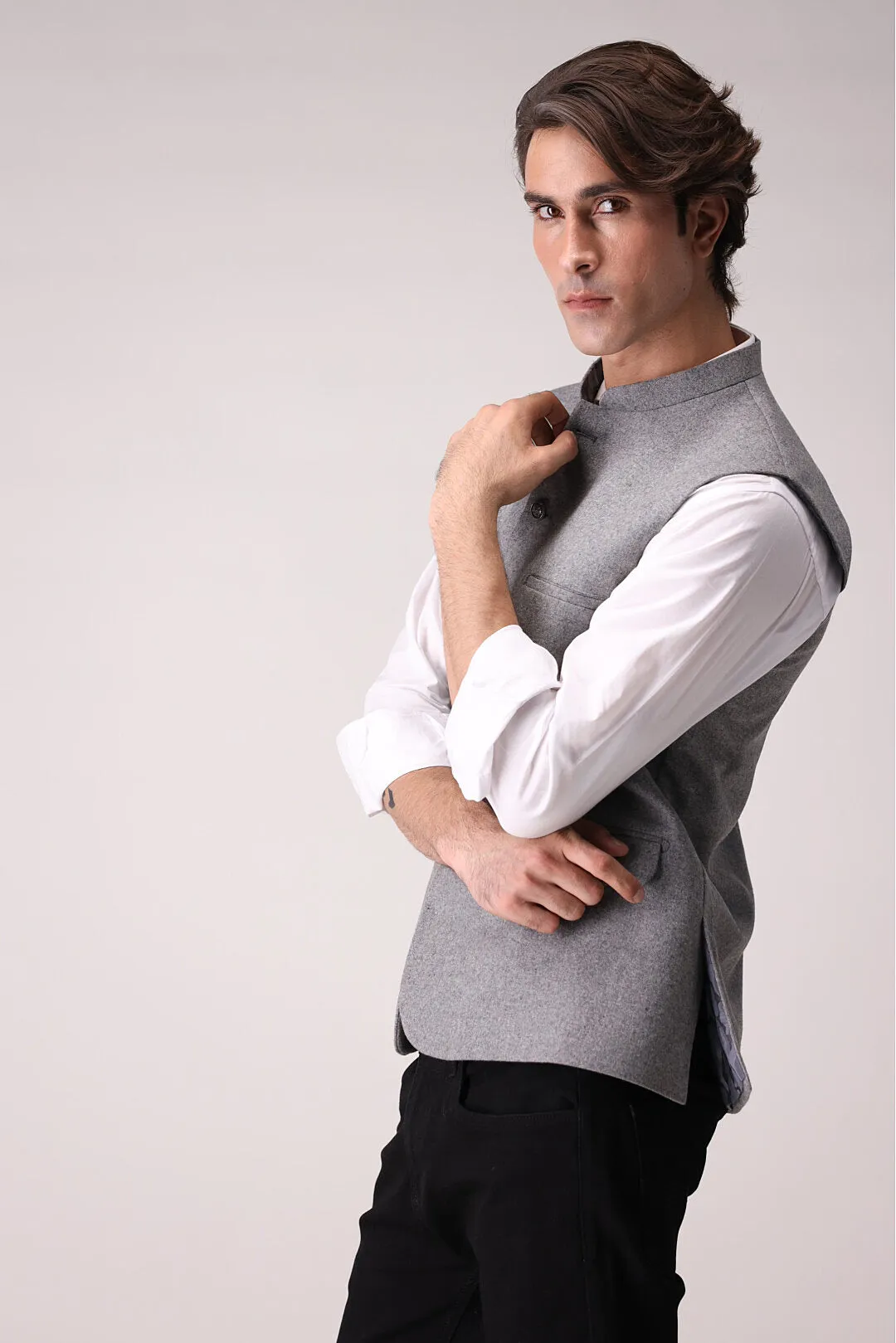 Grey Waist Coat