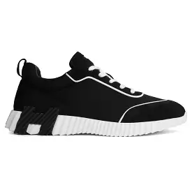 Hermes Paris Bouncing Sneaker Black White