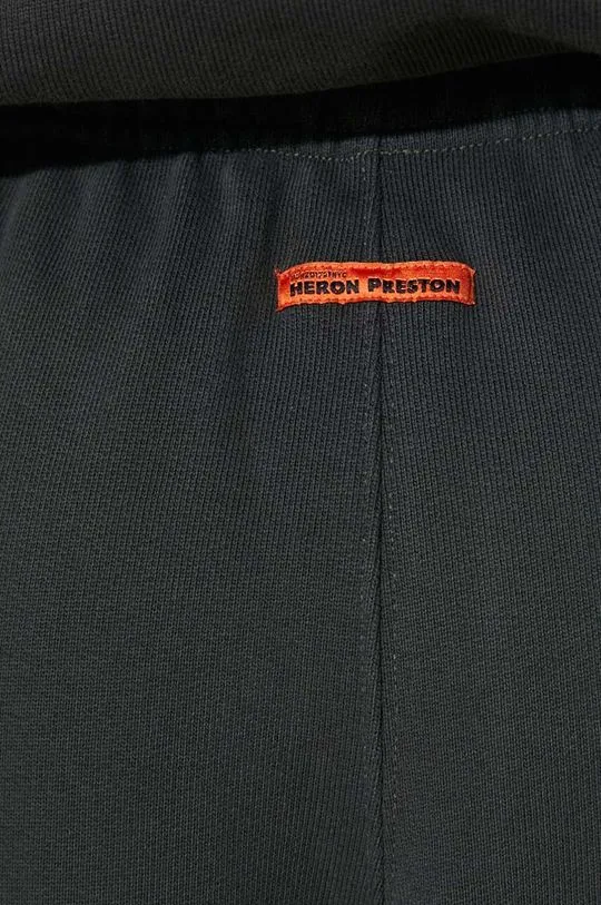 Heron Preston cotton joggers Stfu Os Sweatpants black color HWCH006F23JER0011001