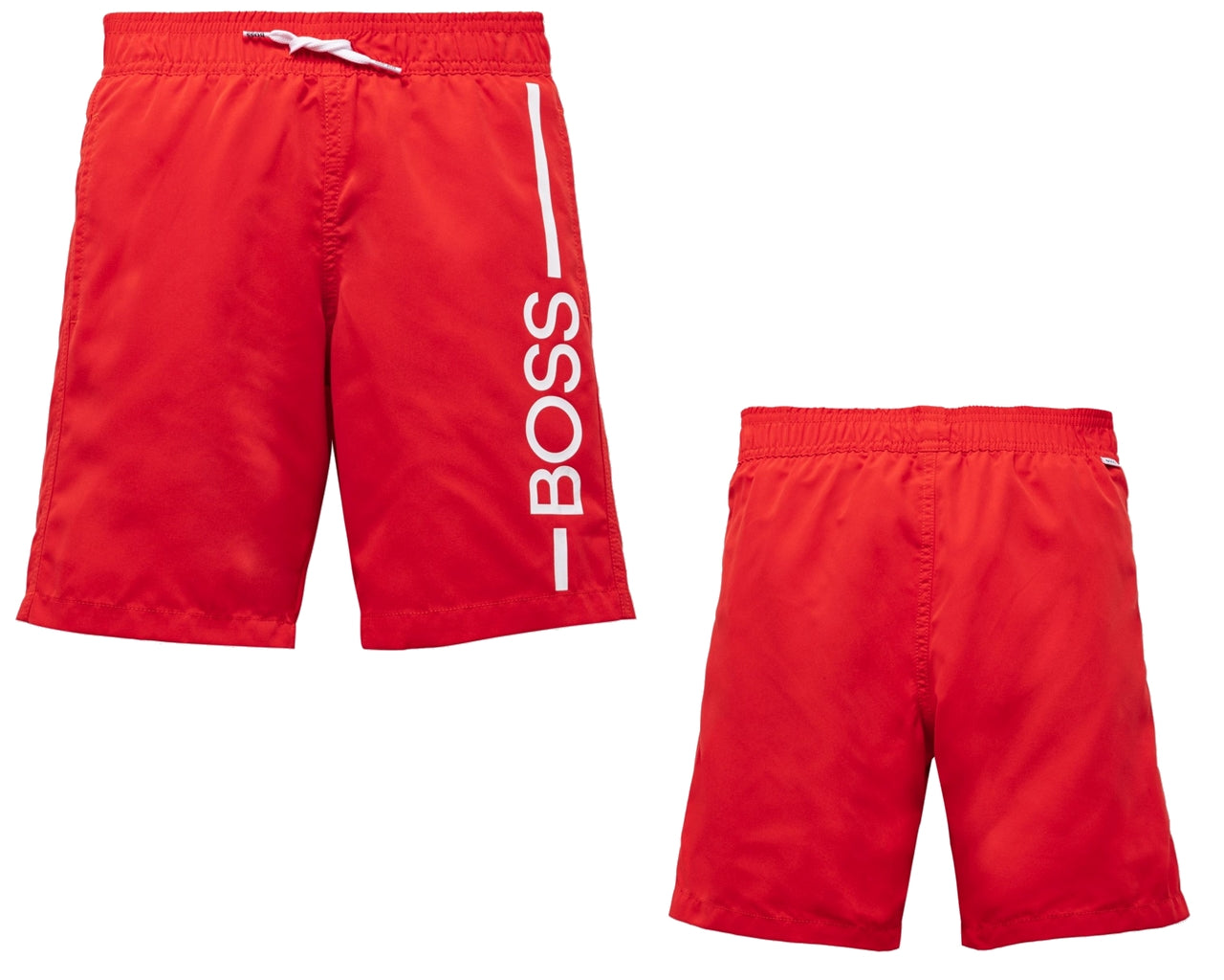 Hugo Boss Junior's J24682 997 Swim Shorts Red