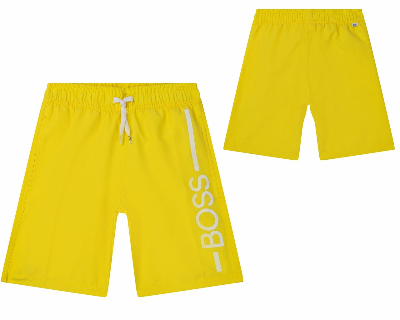 Hugo Boss Kid's J24768 535 Swim Shorts Yellow