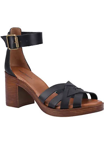 Hush Puppies Giselle Black Sandals | Grattan