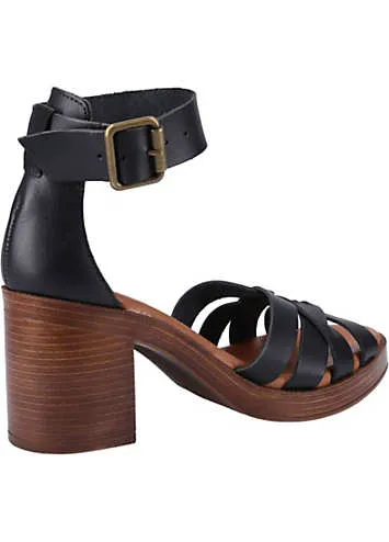 Hush Puppies Giselle Black Sandals | Grattan