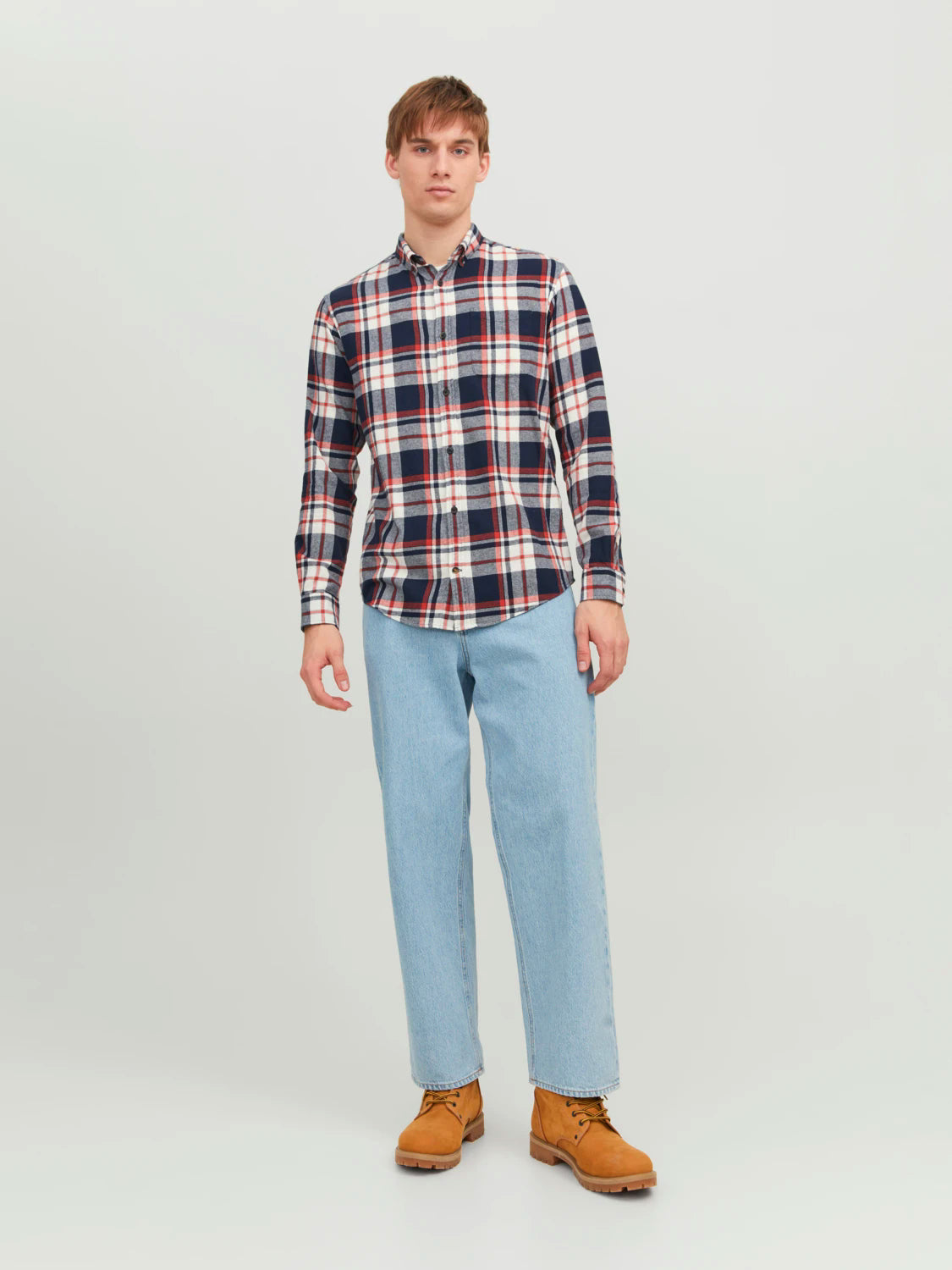 Jack & Jones Mens 'JJECLASSIC' Autume Check Shirt