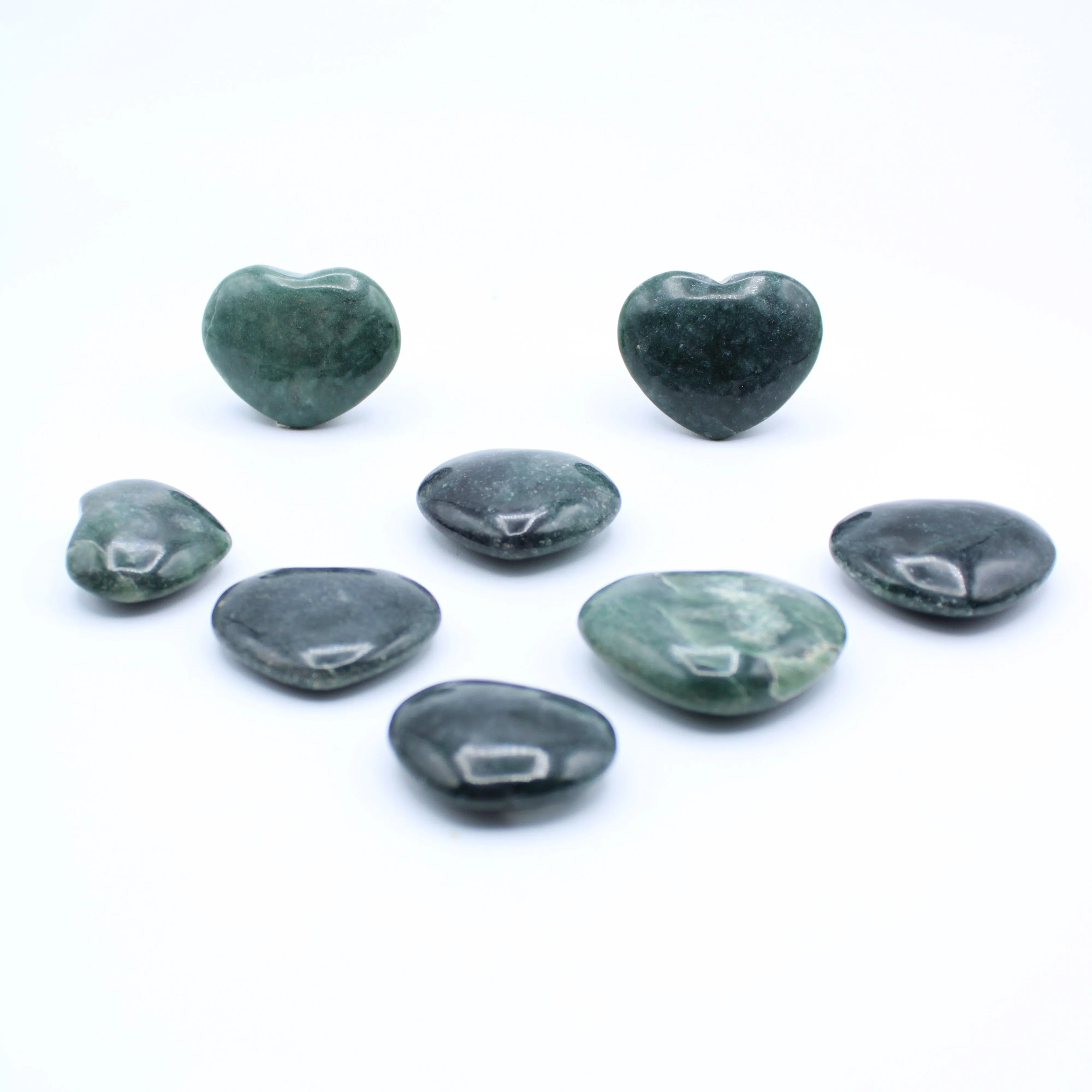 Jade Heart Carvings