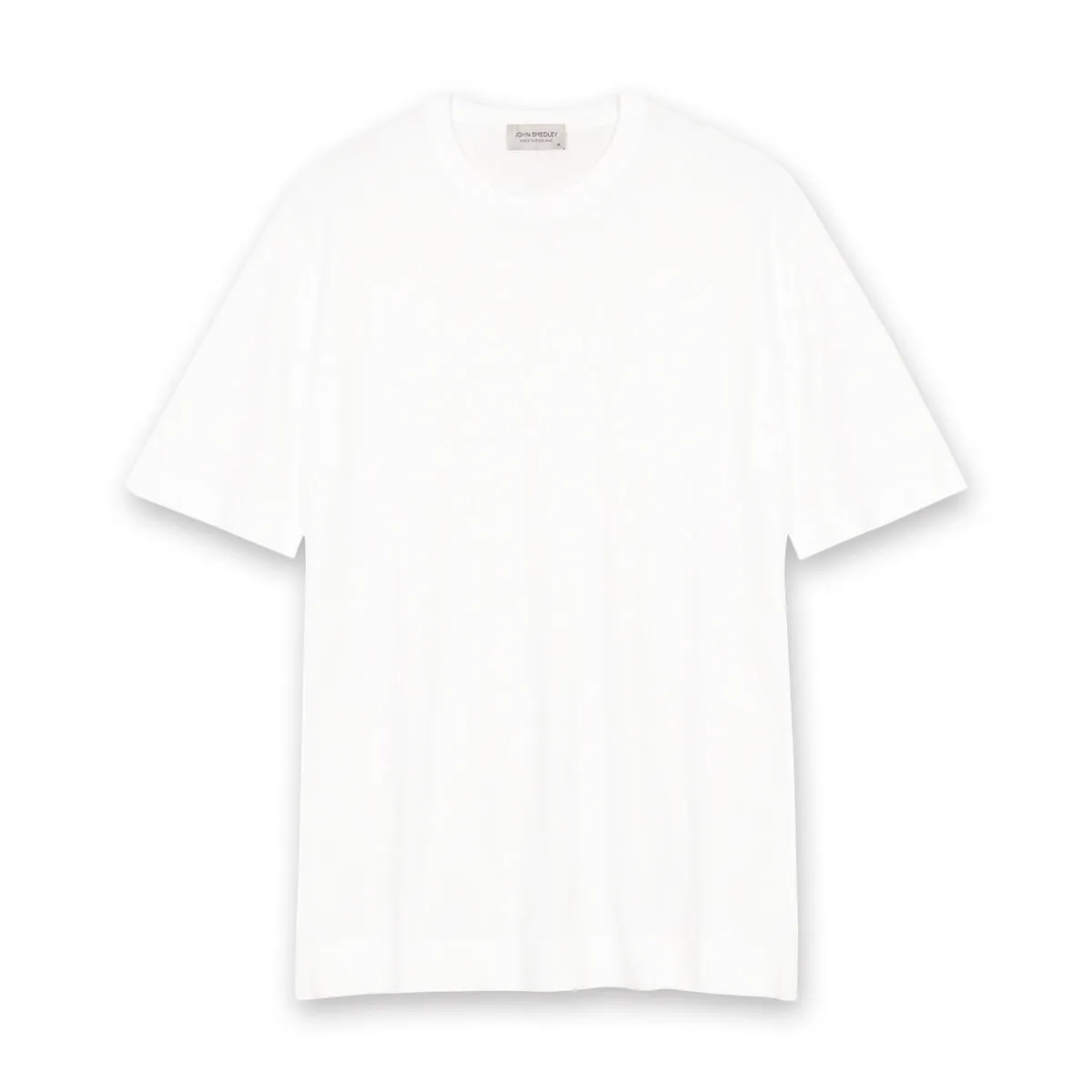 John Smedley - Lorca Sea Island Cotton T-Shirt in White