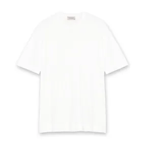 John Smedley - Lorca Sea Island Cotton T-Shirt in White