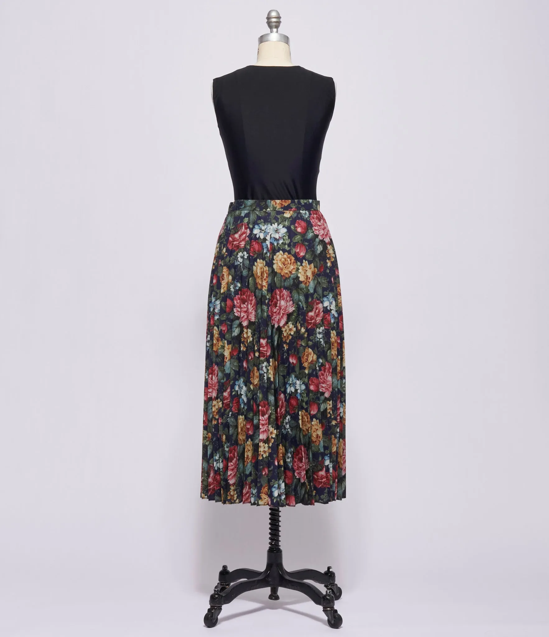 Junya Watanabe Womens Pleated Floral Skirt