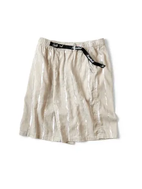 Kapital Linen Glitter Phillies Stripe Easy Shorts Pants