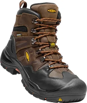 Keen Utility Cascade/Brindle Mens Coburg 6in WP Leather Work Boots