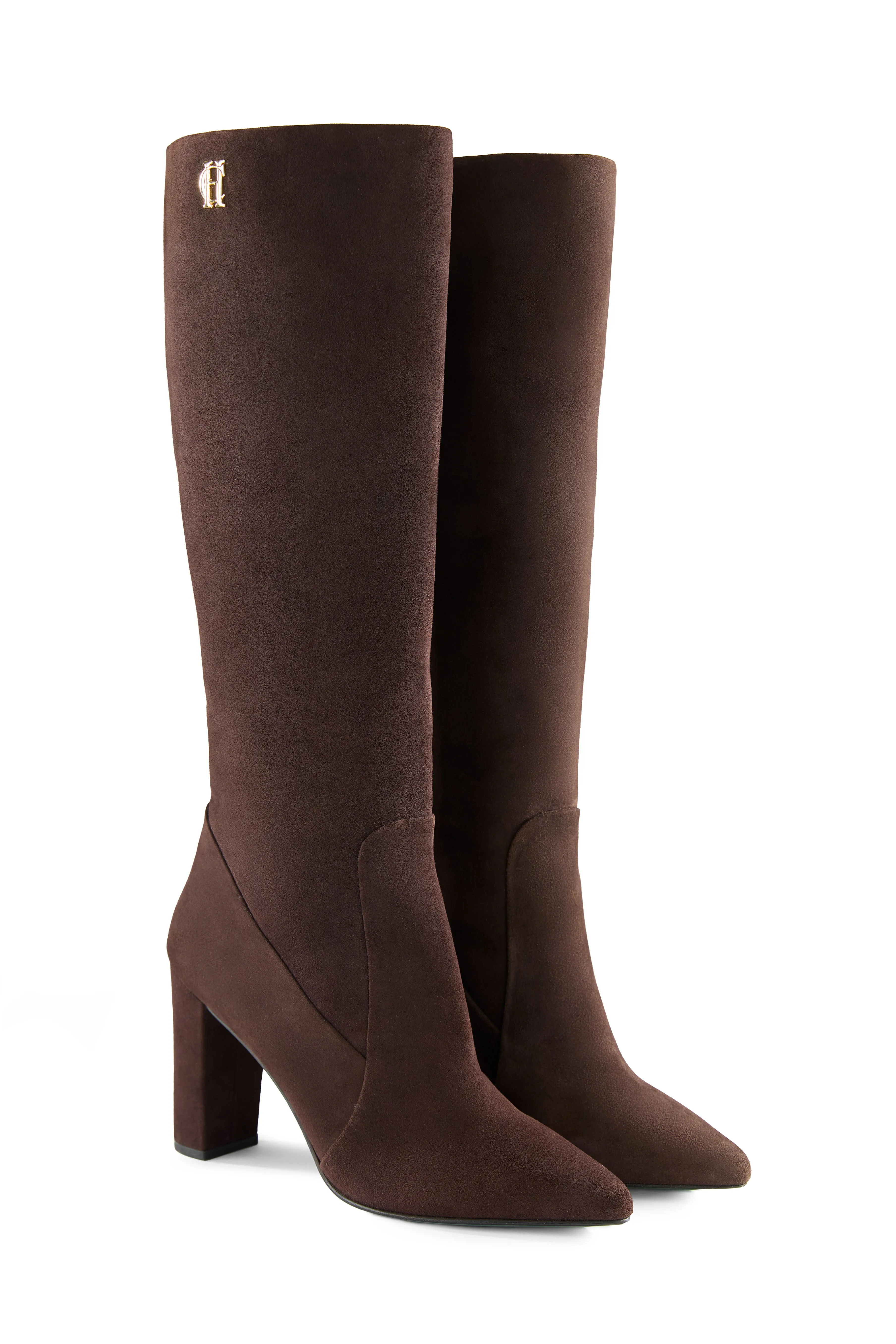 Kensington Knee Boot (Chocolate Suede)