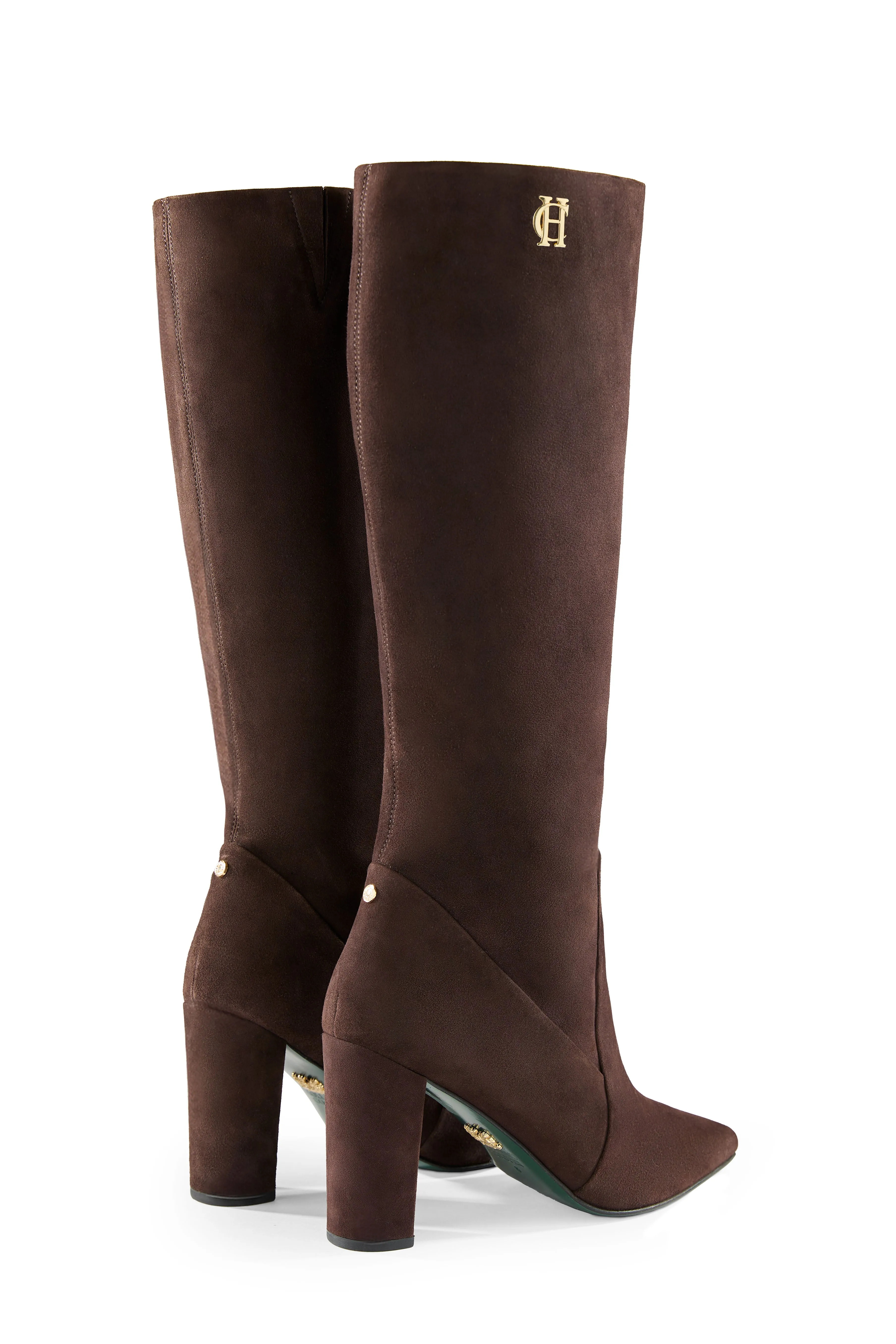 Kensington Knee Boot (Chocolate Suede)