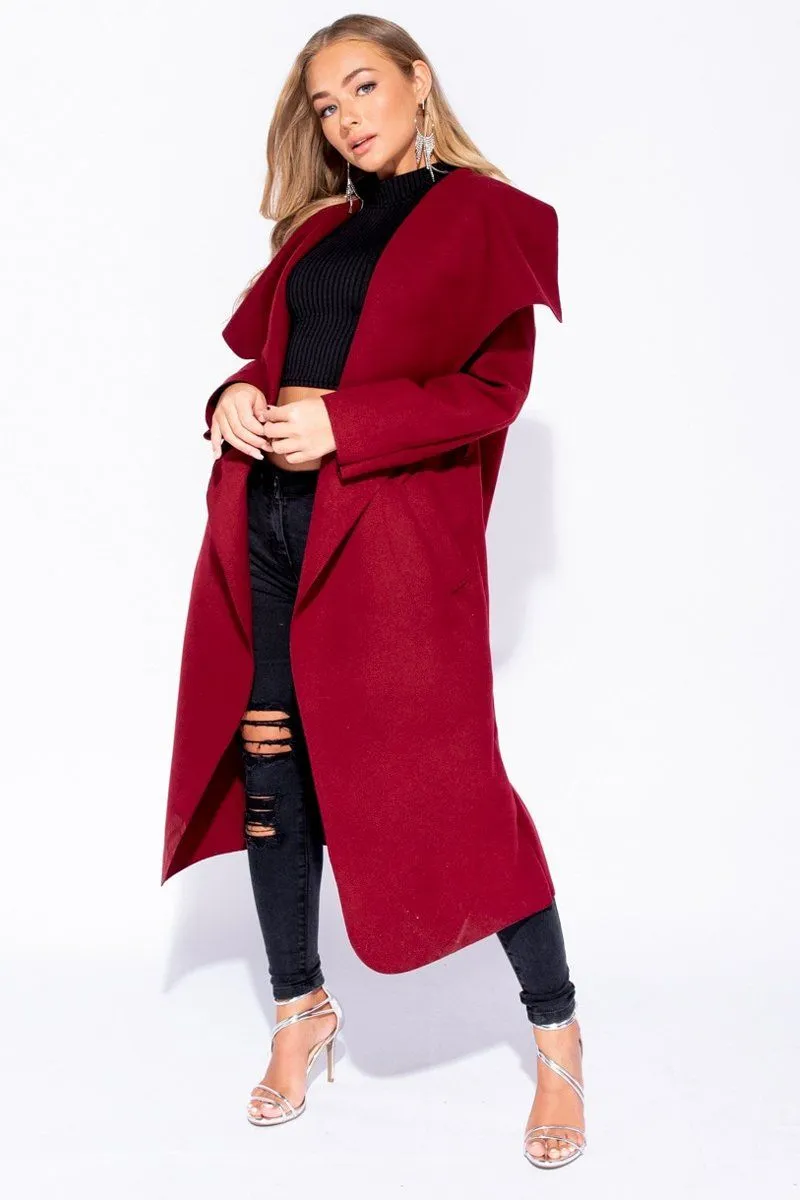 Kimmy Wine Duster Coat