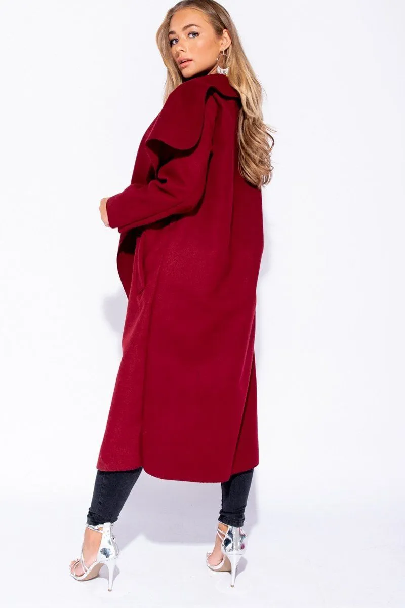 Kimmy Wine Duster Coat