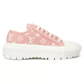 Louis Vuitton LV Squad Monogram Pink White Sneaker