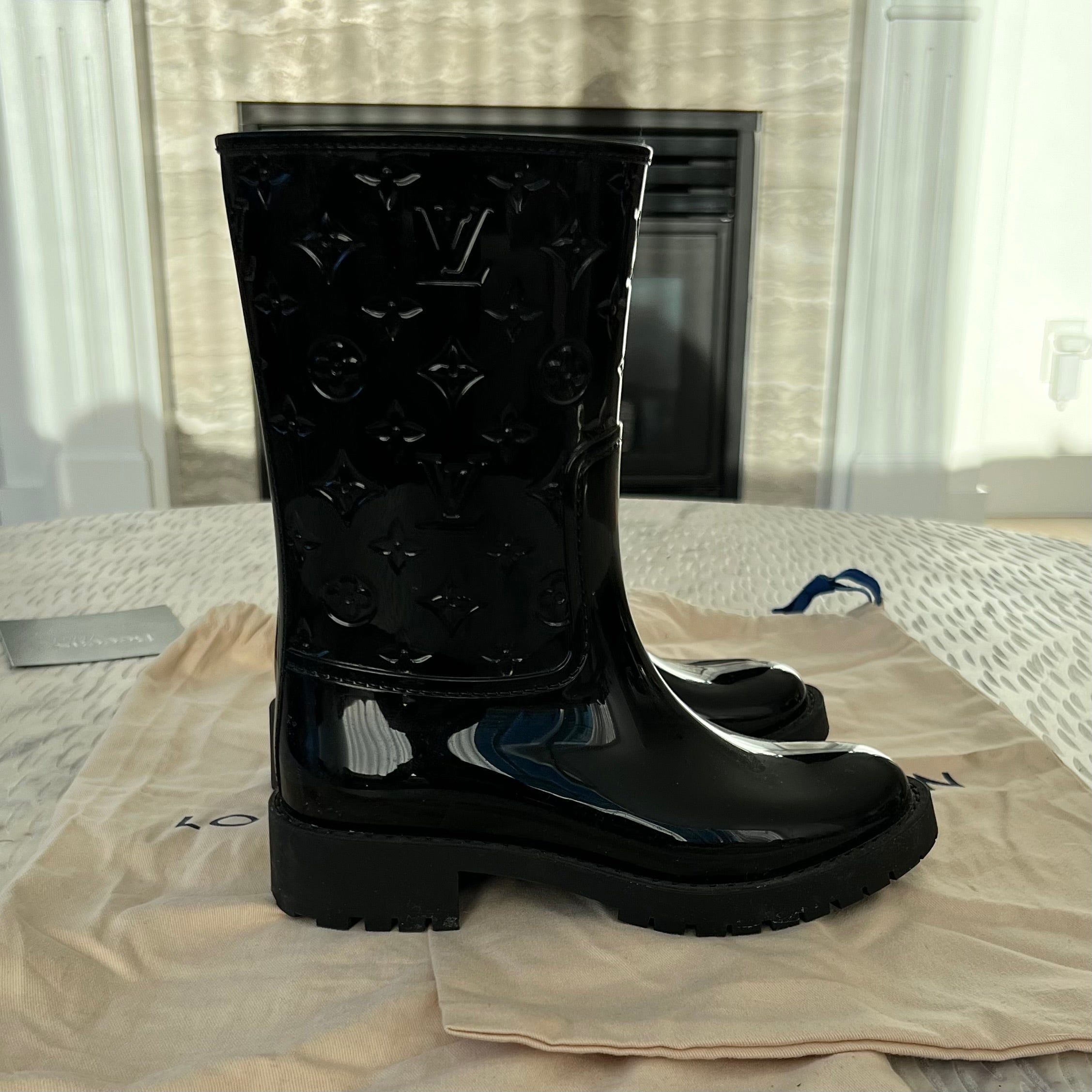 Louis Vuitton Monogram Rain Boots