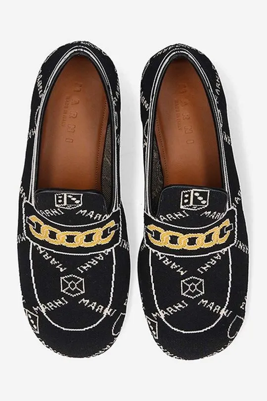 Marni loafers Moccasin Shoe women's black color