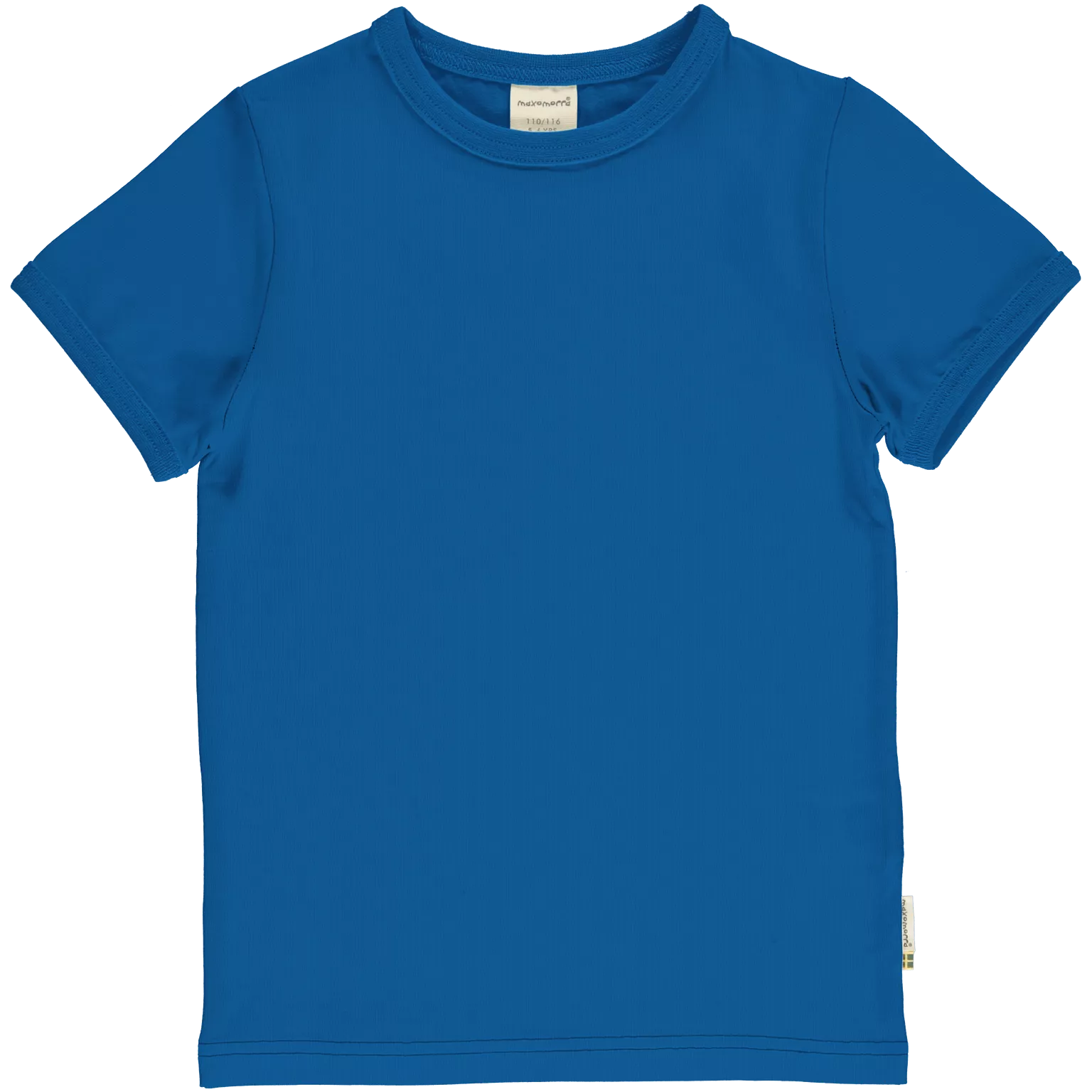 Maxomorra Blue Organic Cotton Short Sleeved Top