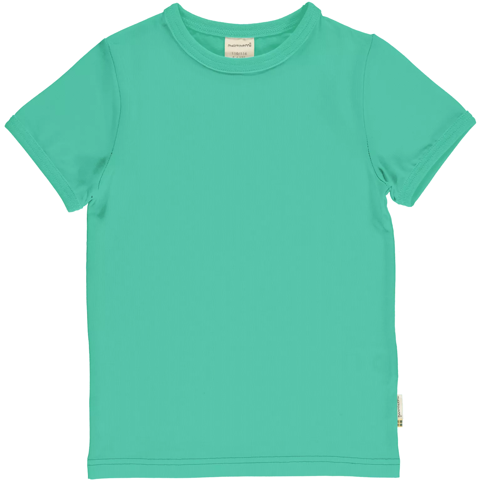 Maxomorra Green Organic Cotton Short Sleeved Top