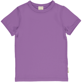 Maxomorra Purple Organic Cotton Short Sleeved Top