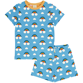 Maxomorra Rainbow Organic Cotton Short Pyjamas